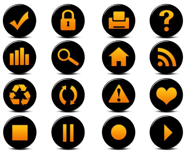 PSD - black orange glossy icons.jpg