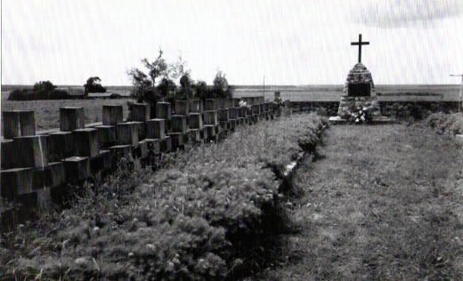 Żołnierze wyklęci - Obecny widok cmentarza żołnierzy Armii Krajowej w ...a żołnierzy AK mjr. Kotwicza w Surkontach były koł.jpg