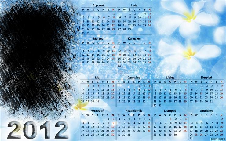 Kalendarze 2012 - 6 kalendarz lamia01.png