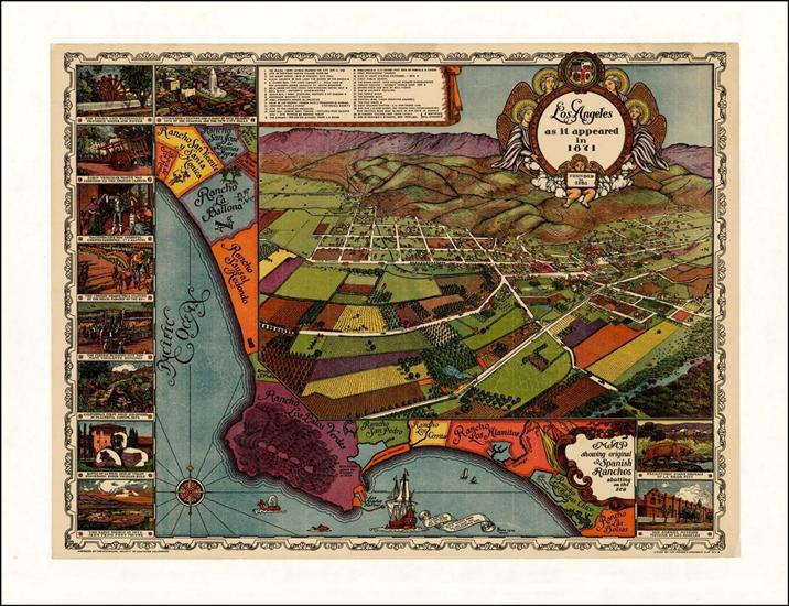 Mapy różniste - Los Angeles as it appeared in 1871  Gores  1929.jpg