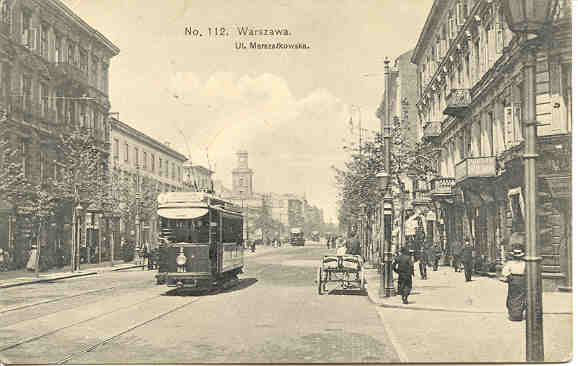 archiwa fotografia miasta polskie Warszawa - Warszawa, Marszałkowska.jpg