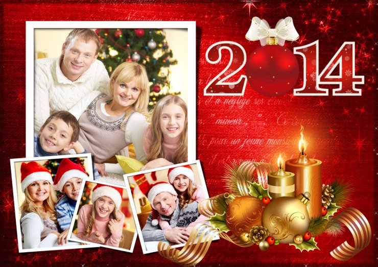 Świąteczne - Nowy Rok - Zima - cz 5 - Family Christmas frame - Happy Family by Vasilisa_miss.jpg