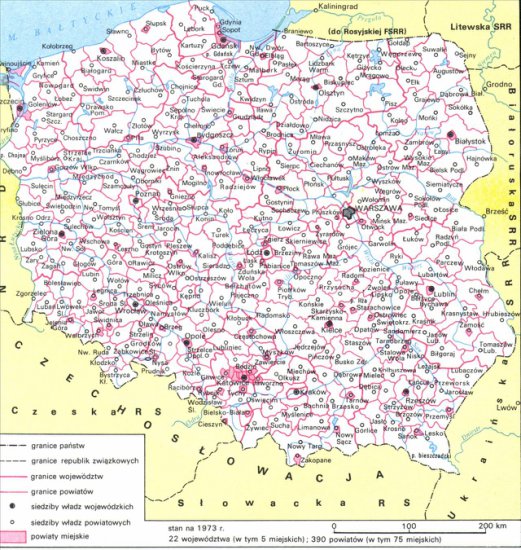 INNE MAPY - polska rzeczpospolita ludowa-podział administracyjny 1953-1974.jpg