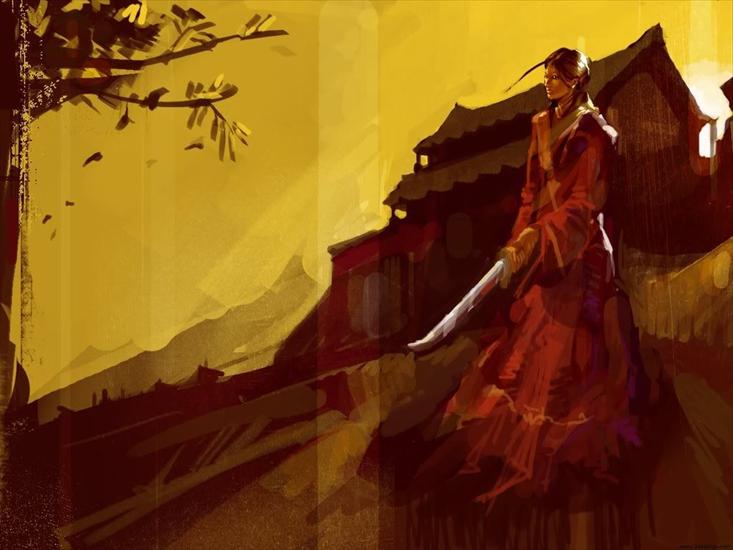 Szoguni, Gejsze, Samuraje, Ninja - Samurai_Girl_6540 DesktopNexus.com.jpg