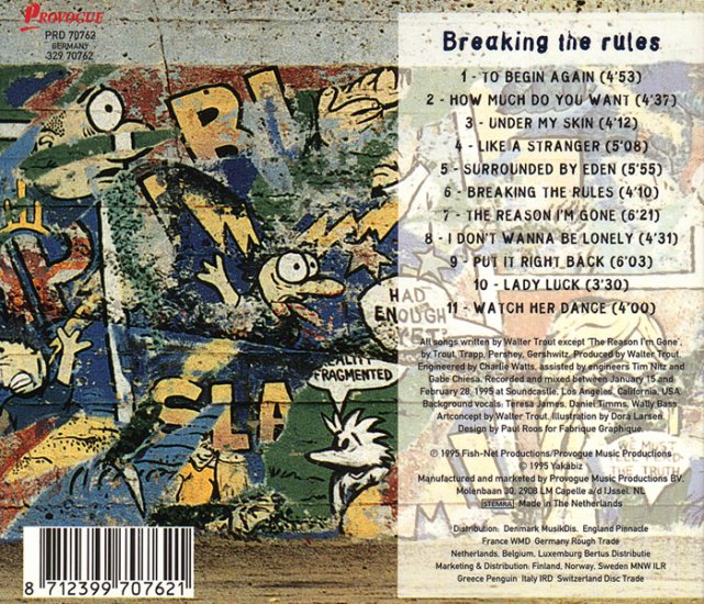 1995 - Breaking The Rules - Walter Trout Band - Breaking the rules, back.jpg