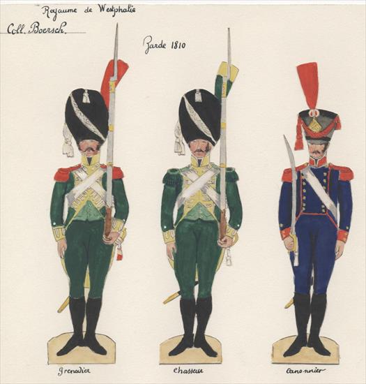 Fichier Carl - Confederation du Rhin Westphalie Inf. legere et Artillerie 1810 Boersch.jpg