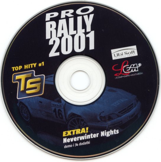 top Secret scany płyt i okładek CD - 2003-02 Top Secret płyta Pro Rally 2001.JPG