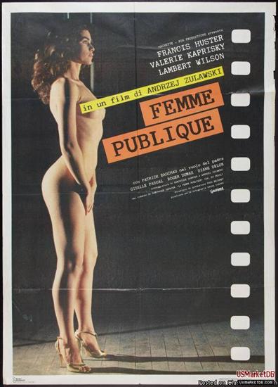 Kobieta publiczna La Femme Publique - Kobieta publiczna - La Femme publique 1984 - pos ter 06.jpg