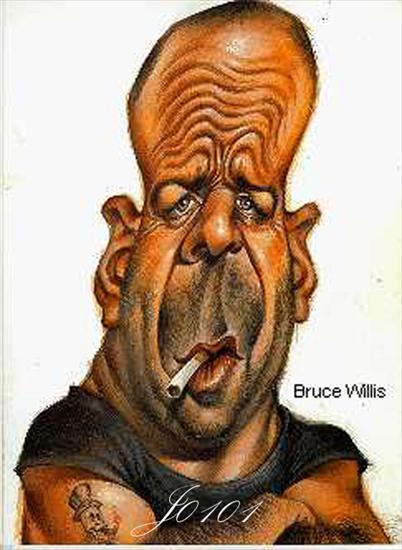   ZNANI W KARYKATURZE - Bruce Willis.jpg
