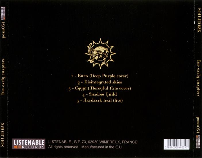 2004 - The Early Chapters 320Kbps - Back.jpg