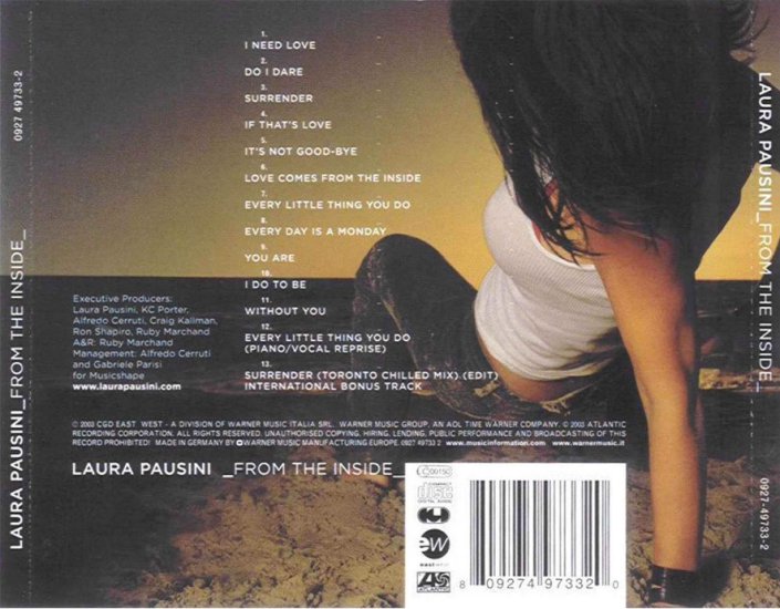 Laura Pausini - Laura Pausini - From The Inside - back.jpg