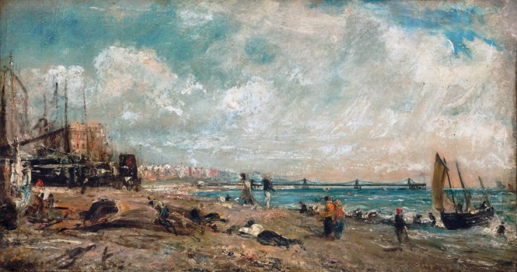 Philadelphia Muse... - John Constable, English, 1776-1837 -- Sketch for The Marine Parade and Chain Pier, Brighton.jpeg