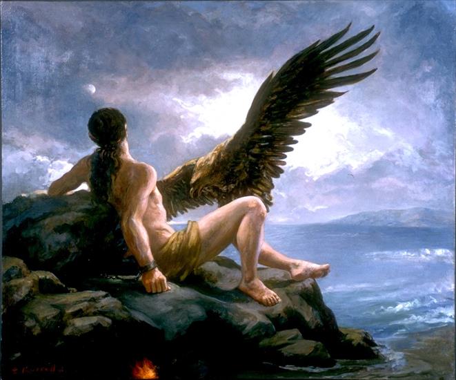 mitologia w malarstwie - prometh_eagle.jpg