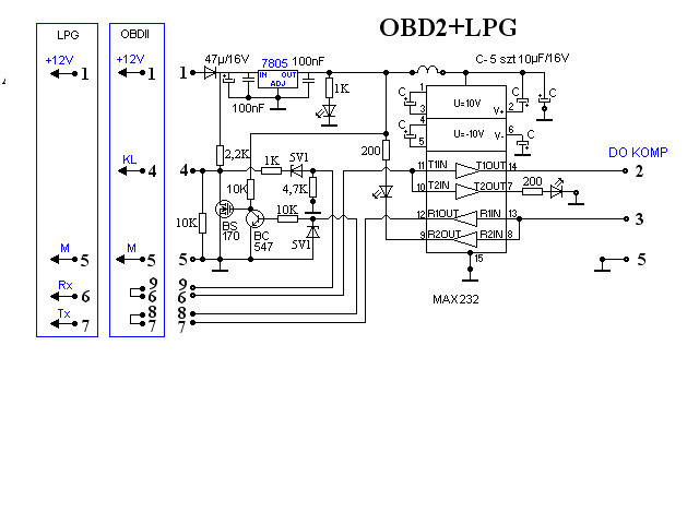 OBRAZKI, ZDJĘCIA - OBD 2 schemat na RS232.jpg