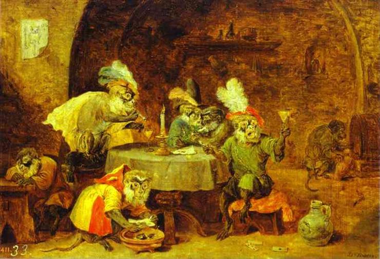 1.4.3. Malarstwo - David Teniers, Palacze i pijący.JPG
