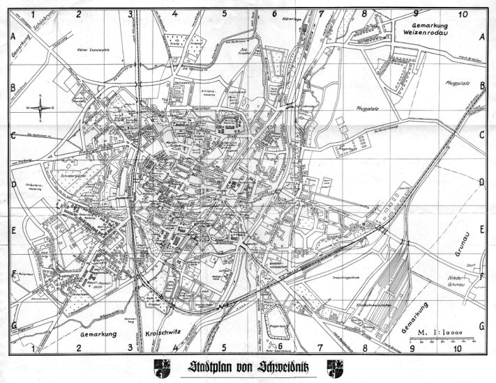stare plany miast - mapa Świdnica.JPG