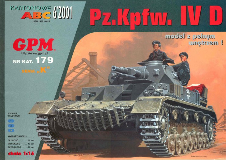 GPM 179 -  PzKpfw IV Ausf D niemiecki czołg średni z II wojny światowej A3 - 01.jpg